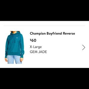 Jade Champion oversized hoodie XL